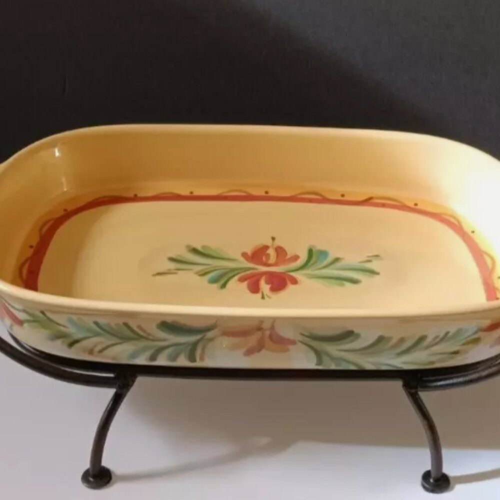 Southern Living at Home Siena Gail Pittman Casserole Dish and Stand